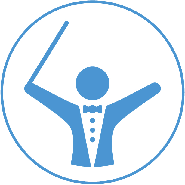 Co-ordinator delegating egg eating